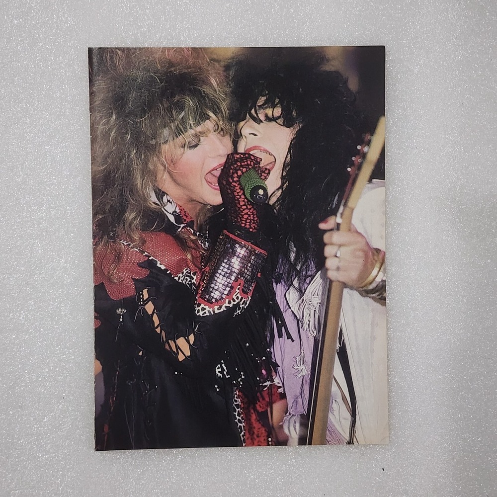 Poison Rock Band Performing Vintage 1990s Magazine Poster Clipping 8x10 Pin Up
